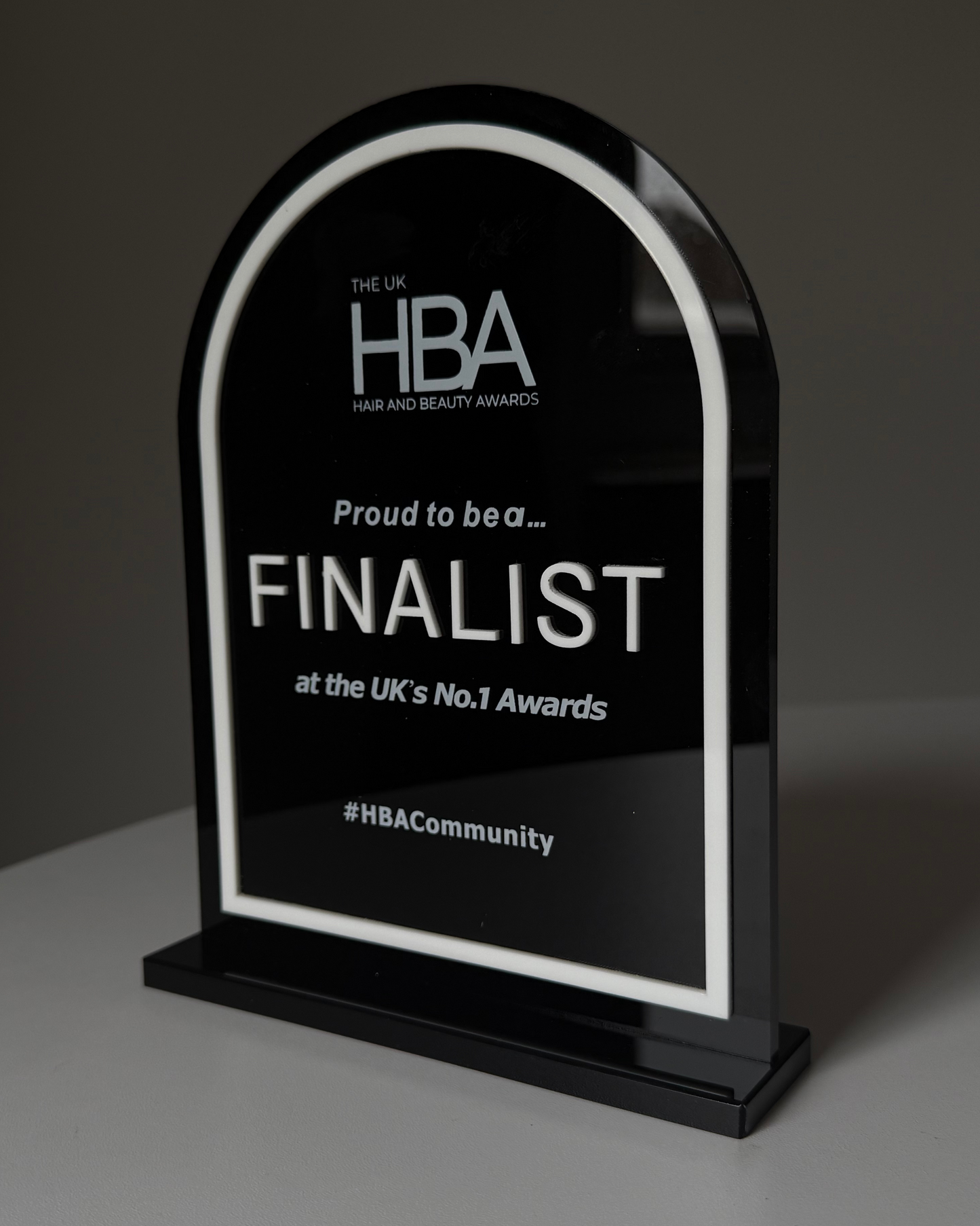 Black Finalist Plaque