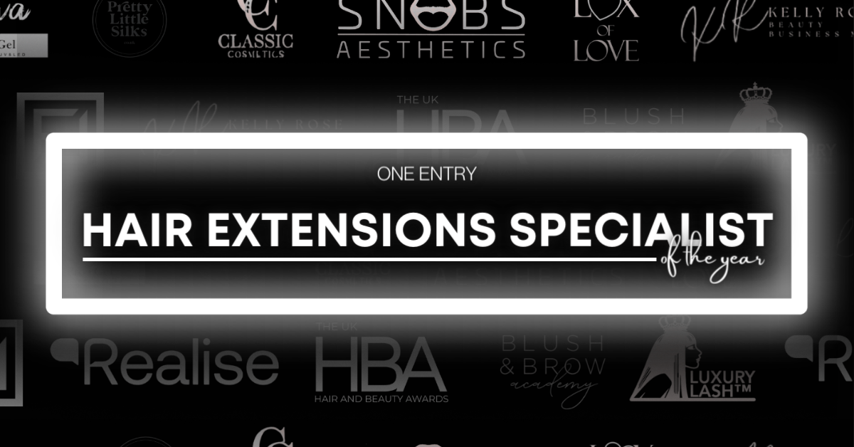 Hair Extension Specialist of the Year Hair and Beauty Awards The UK